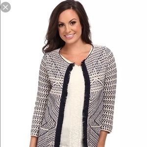 Lucky Brand | Fringe Sweater Coat Size Small